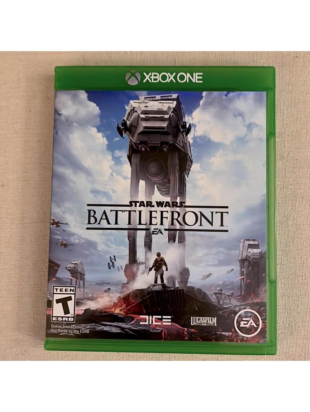 Xbox One Star Wars Battlefront w case and manual